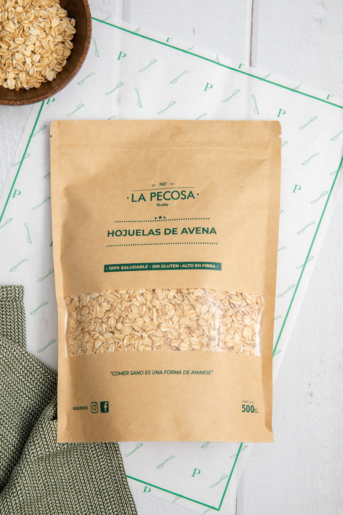 Hojuelas de avena sin gluten-La Pecosa healthy