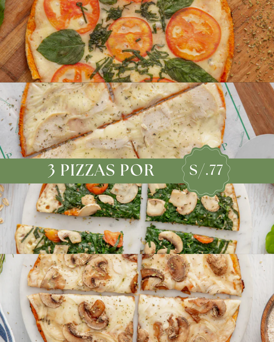 PACK DE 3 PIZZAS