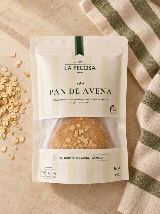 Pan de Avena - 0% azúcar/ 0% gluten/ deslactosado