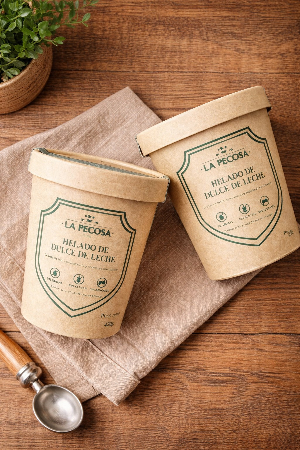 Helado de dulce de Leche