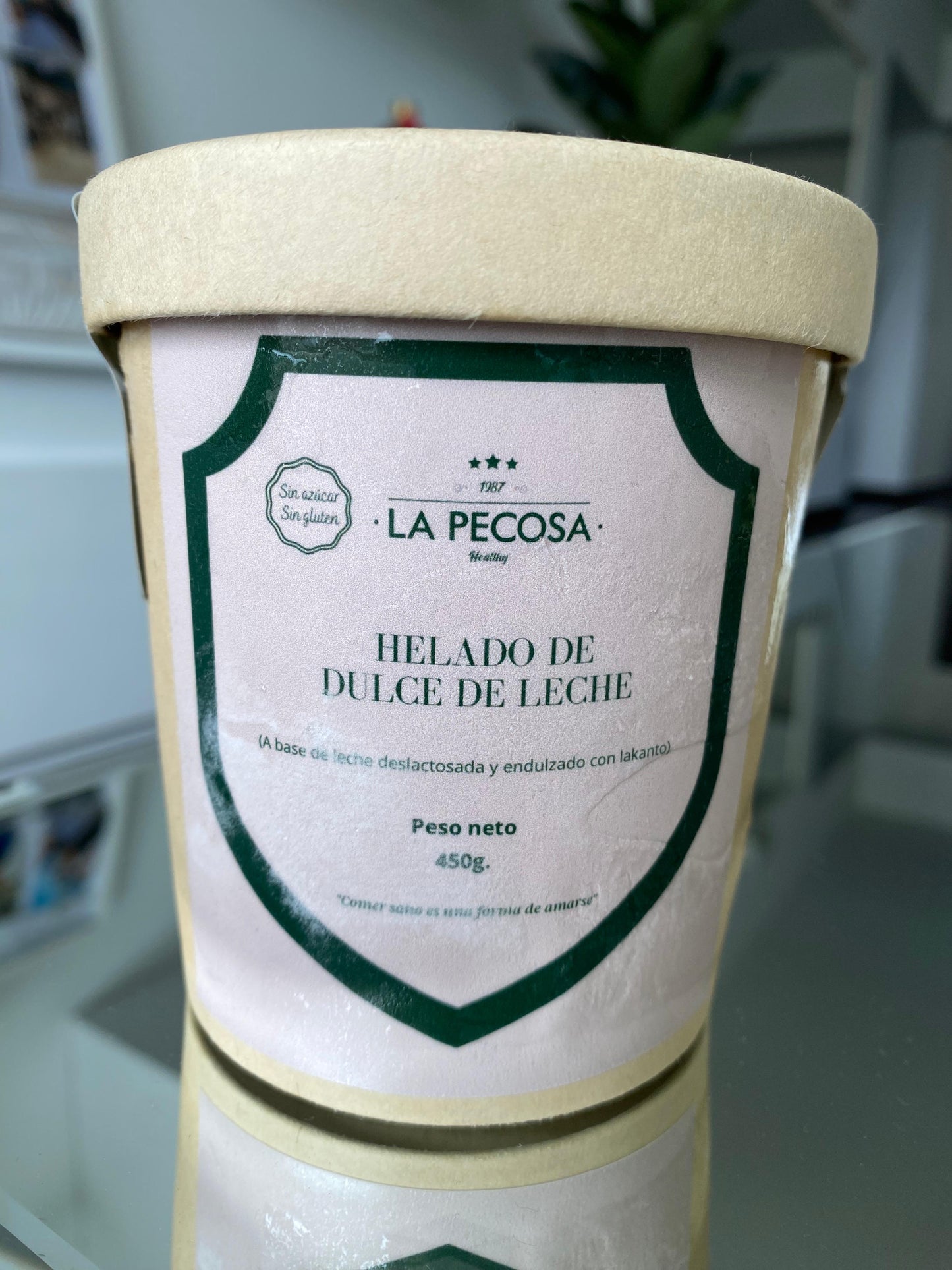 Helado de dulce de Leche